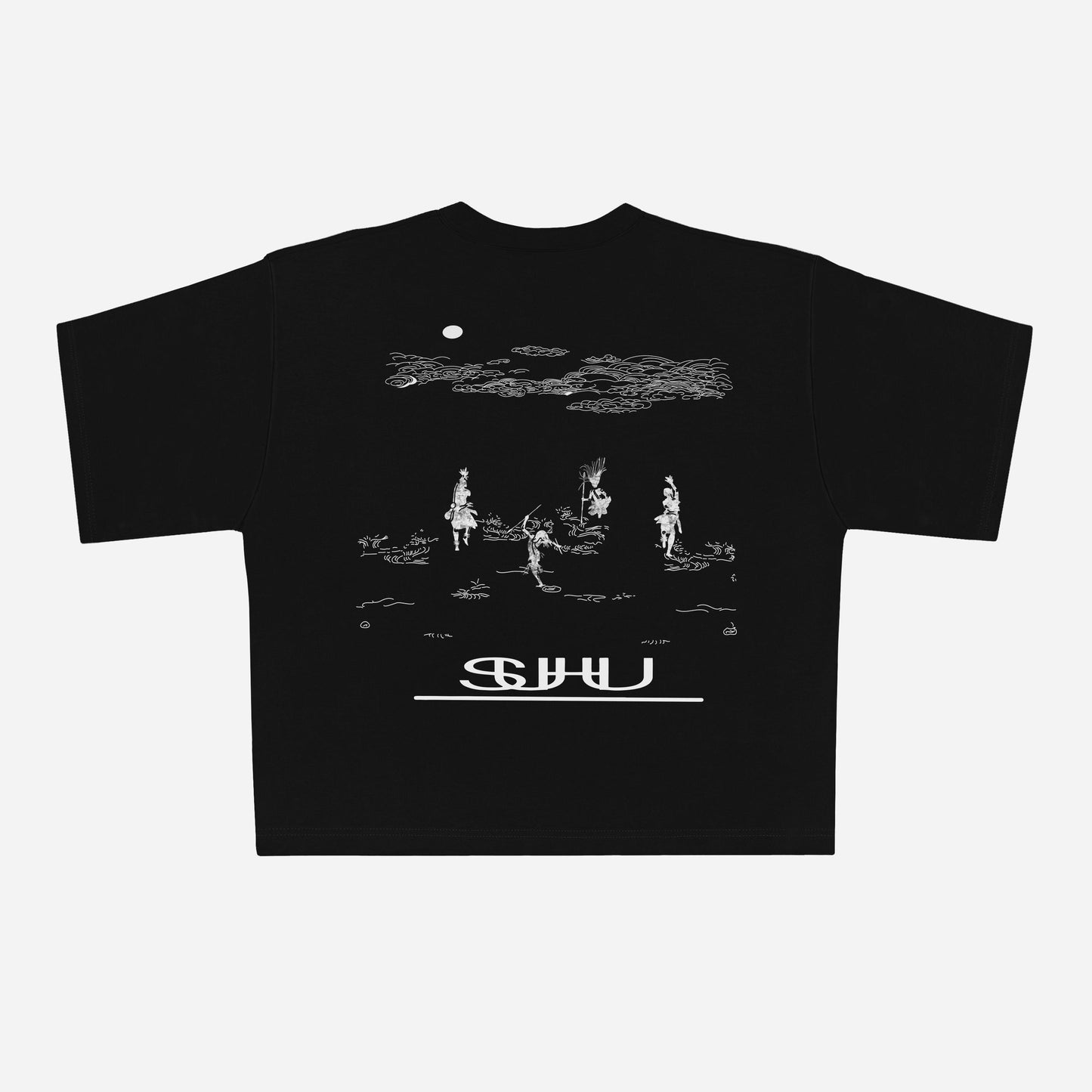 SUHU, DANCERS T-SHIRT, BLACK