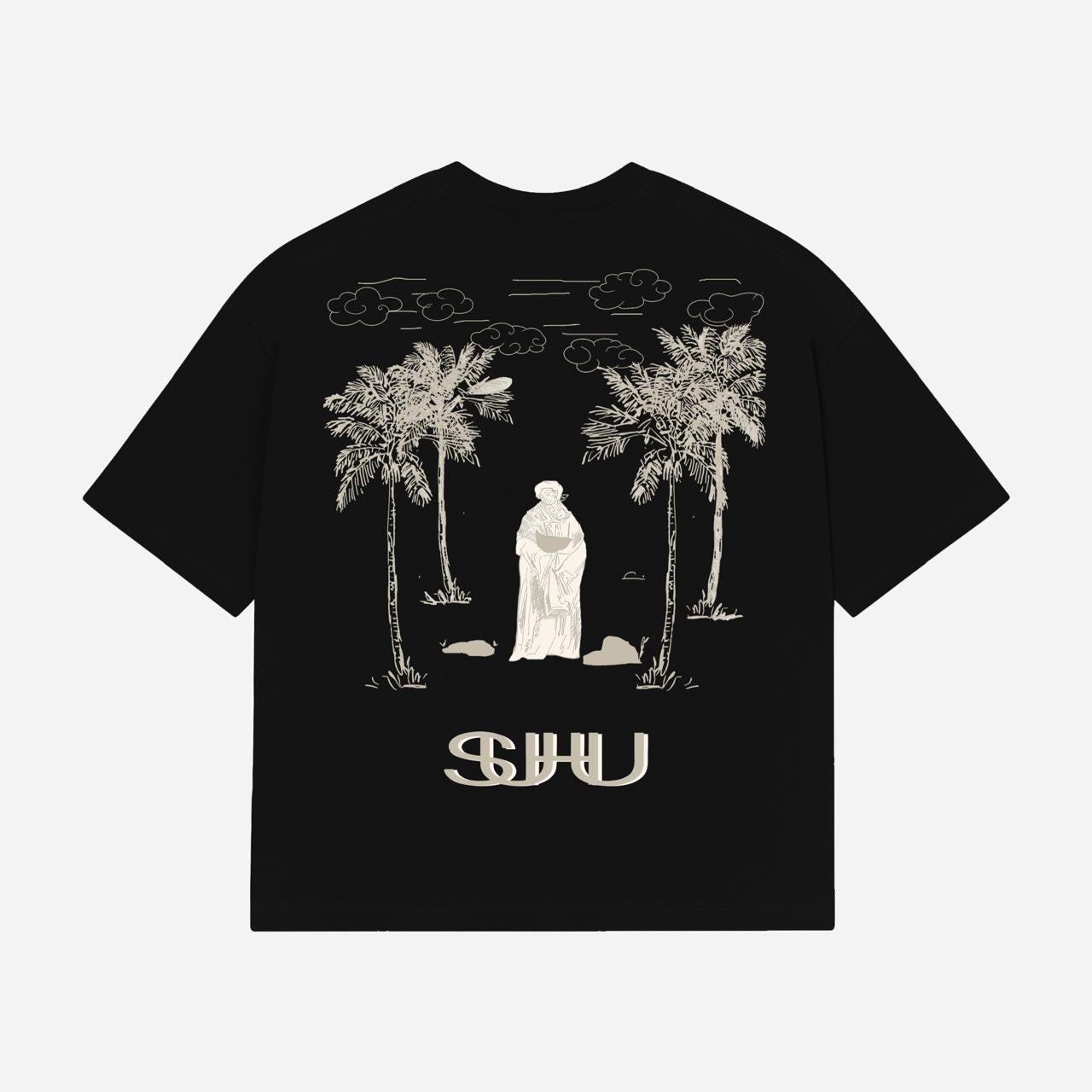 SUHU MOTHER'S PARADISE T-SHIRT, BLACK