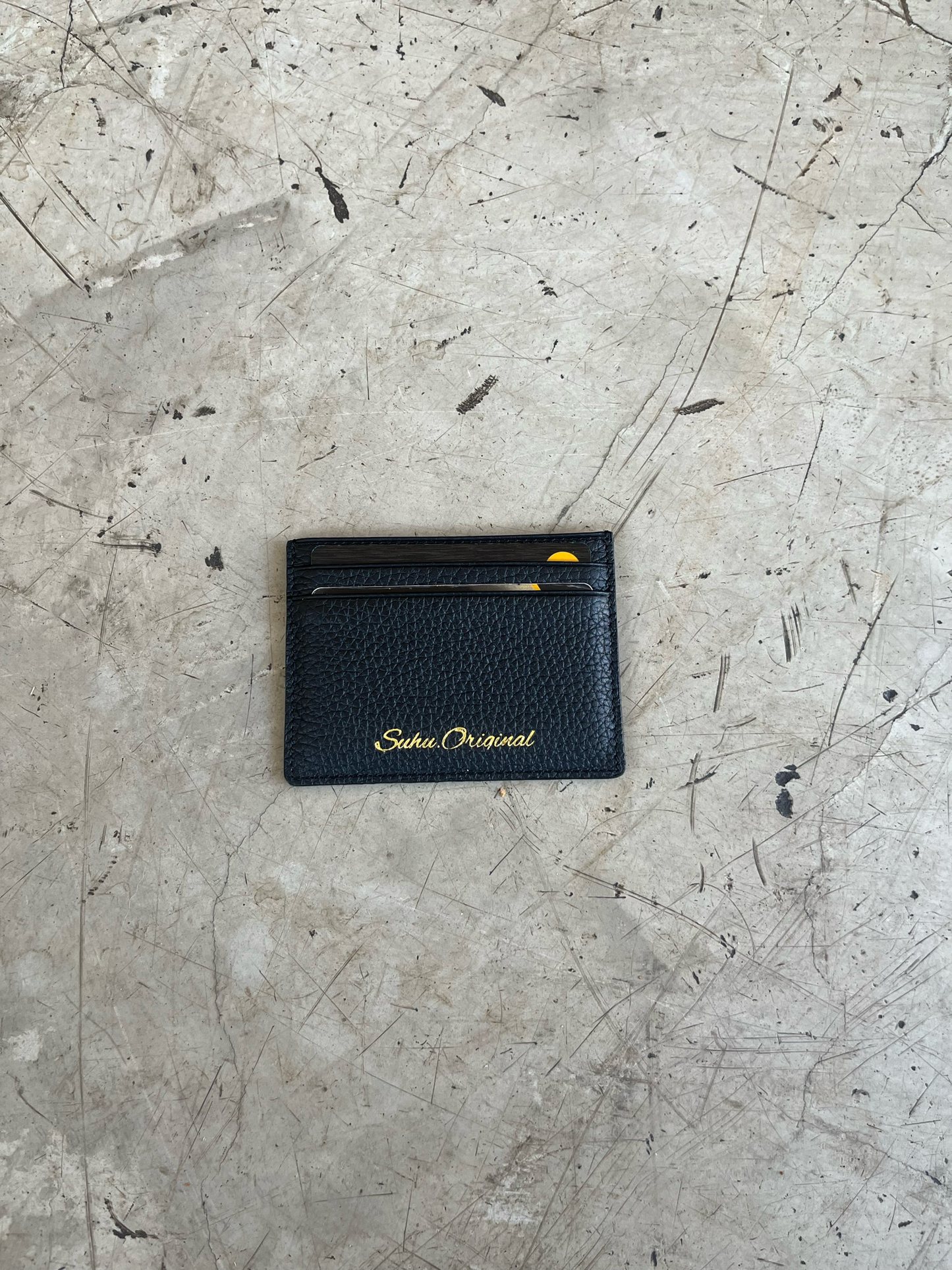 SUHU LEATHER CARDHOLDER (black)