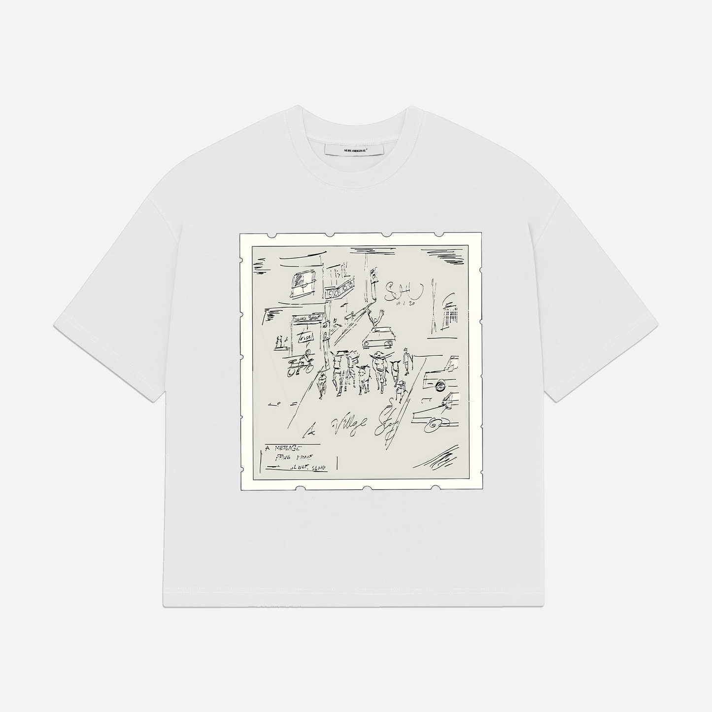 THE TRAVELER T-SHIRT, WHITE