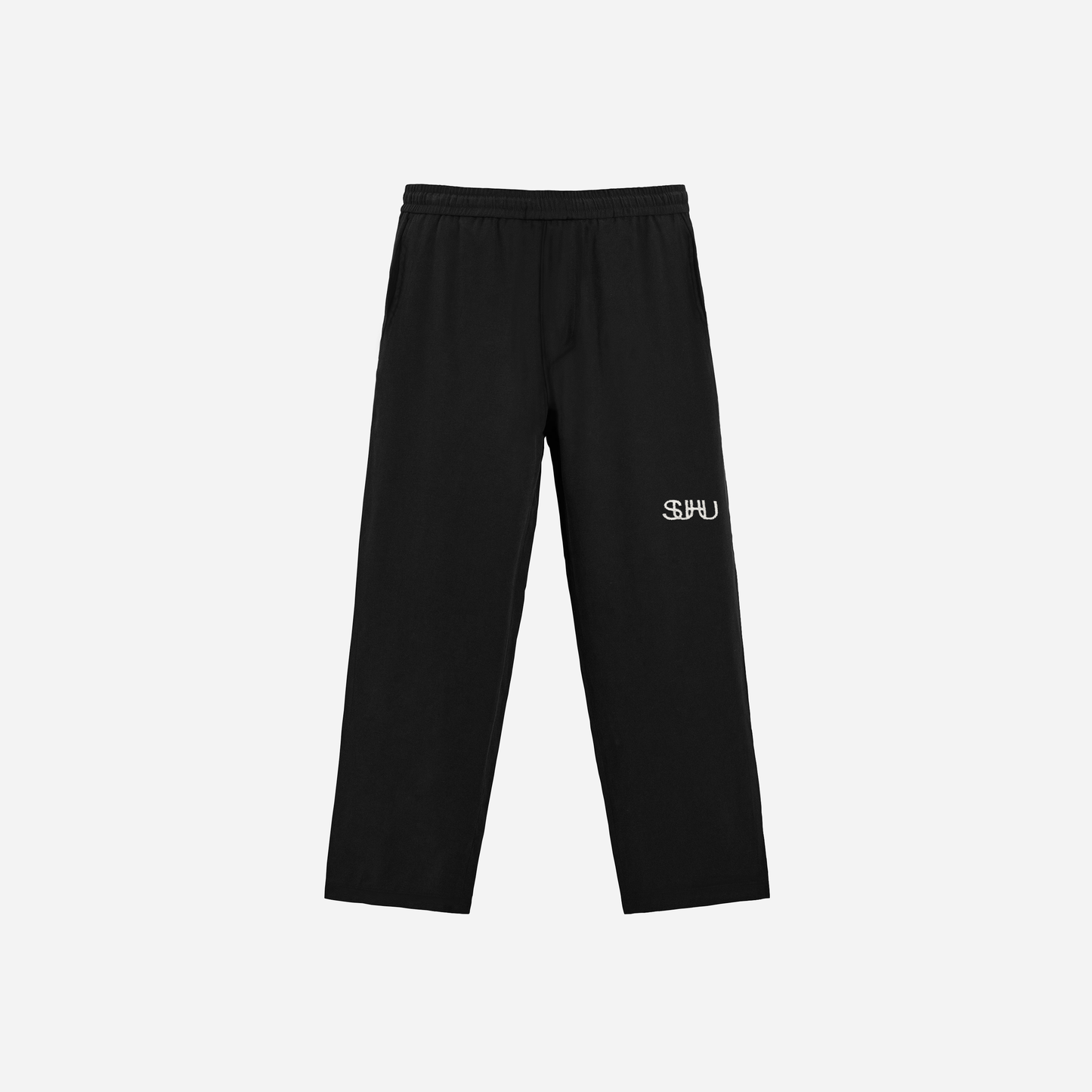 SUHU LOGO SWEATPANT, BLACK