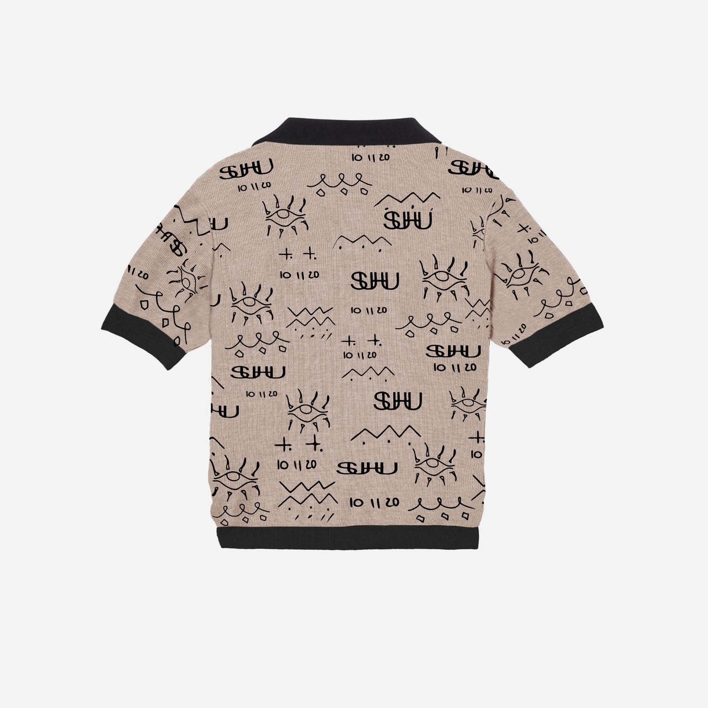 SUHU EYE KNITTED GOLFER, BACK