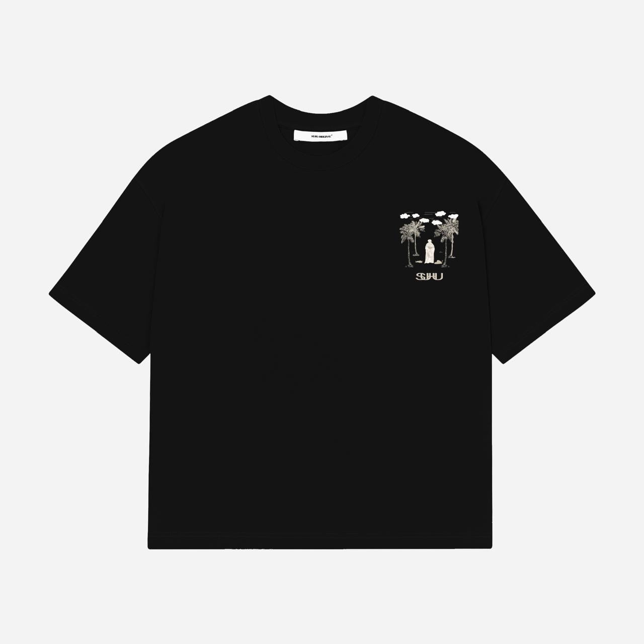 SUHU MOTHER'S PARADISE T-SHIRT, BLACK