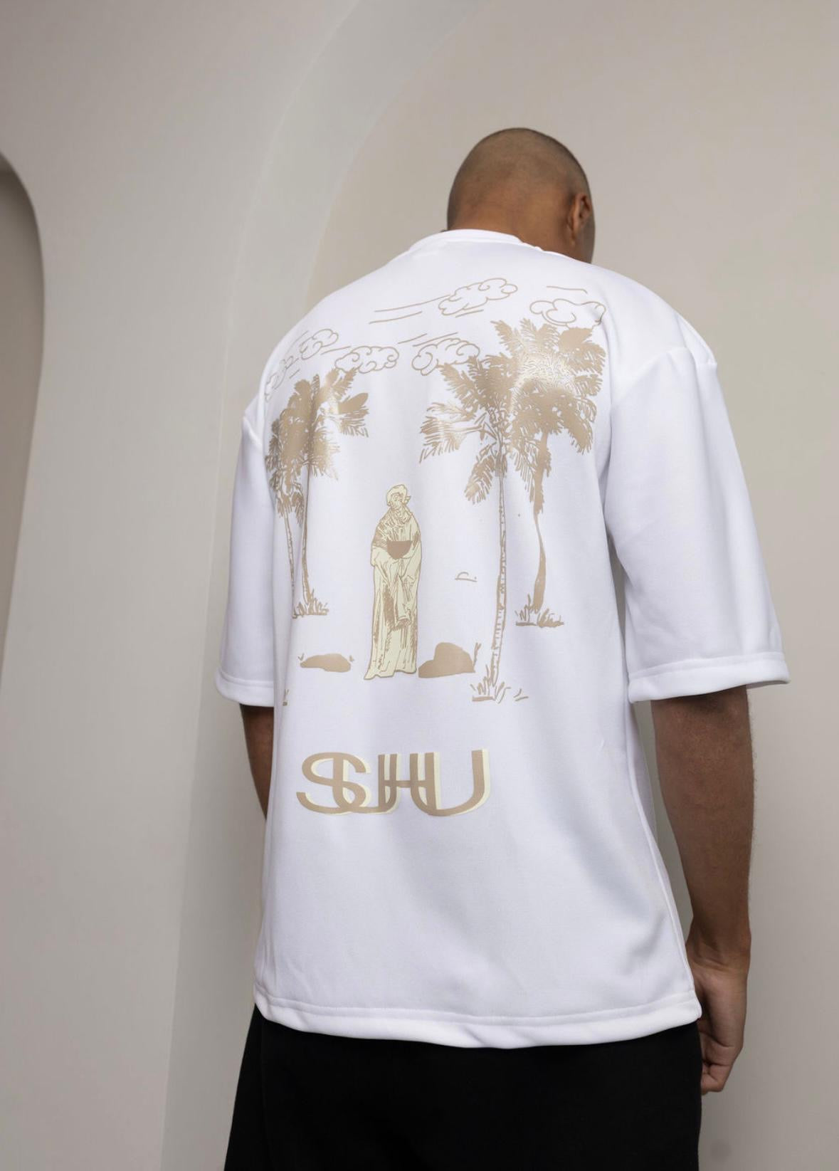SUHU MOTHER'S PARADISE T-SHIRT, WHITE