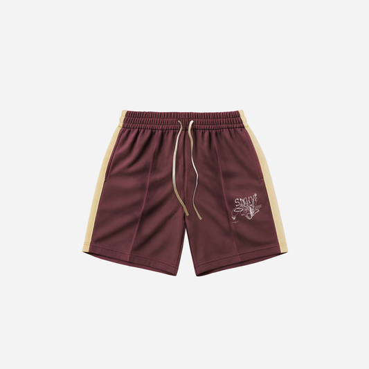 SUHU FALLING ANGELS SHORTS, BROWN