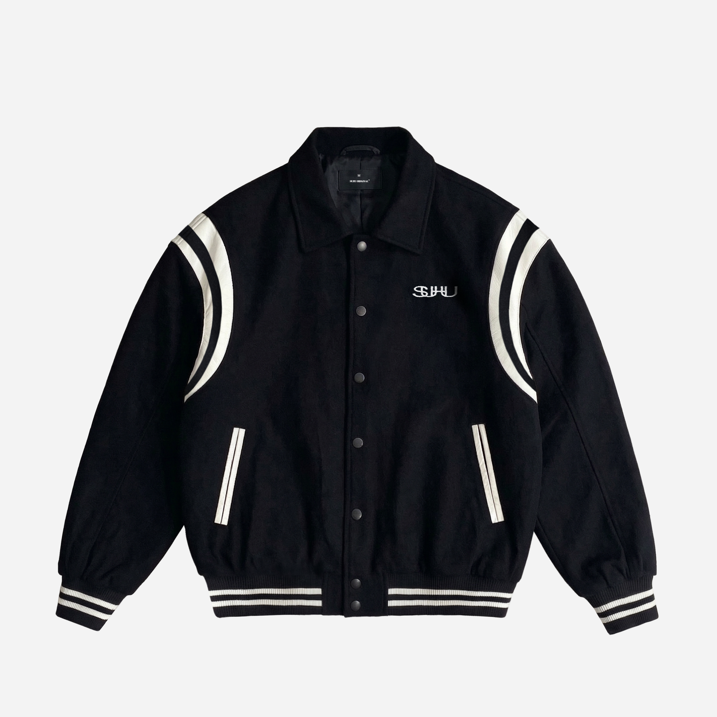 SUHU PITCHER JACKET, BLACK