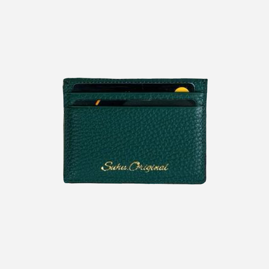 SUHU LEATHER CARDHOLDER (green)