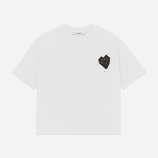 LOVE, SUHU MINI GRAPHIC T-SHIRT, WHITE