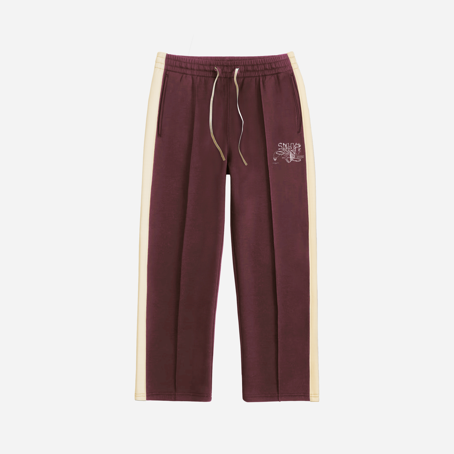 SUHU FALLING ANGELS PANTS BROWN