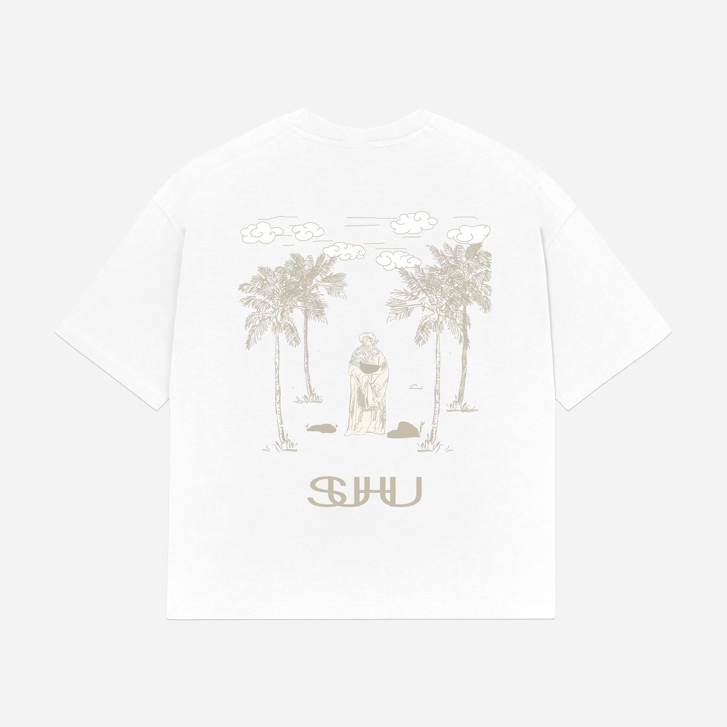SUHU MOTHER'S PARADISE T-SHIRT, WHITE