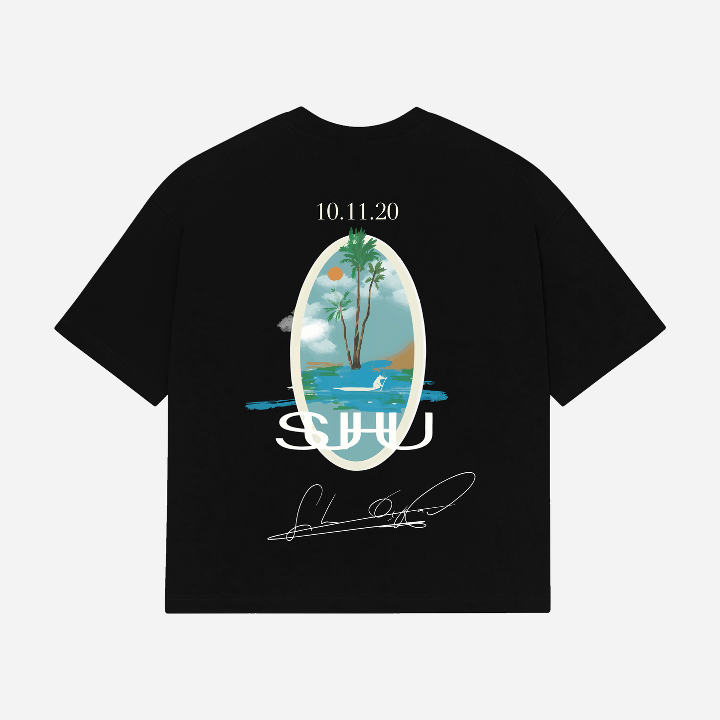 SUHU, SAO TOME FISHER BOAT T-SHIRT