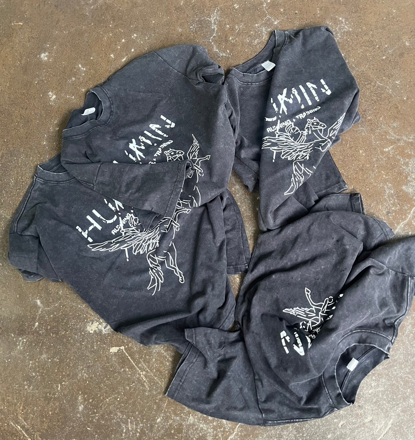 HUMIN Distressed Training Top