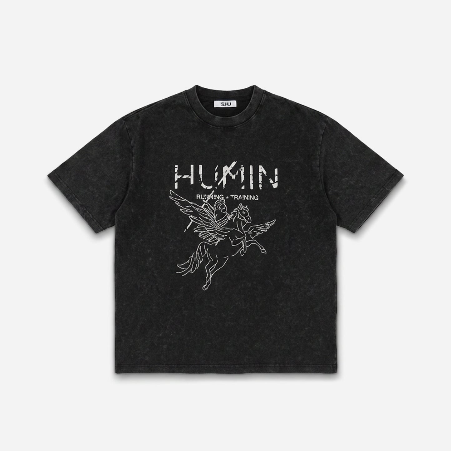 HUMIN Distressed Training Top