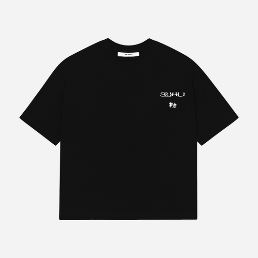 SUHU, MINI DANCERS T-SHIRT, BLACK