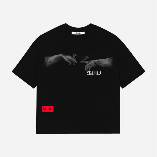 SUHU HANDS OF GOD T-SHIRT, BLACK