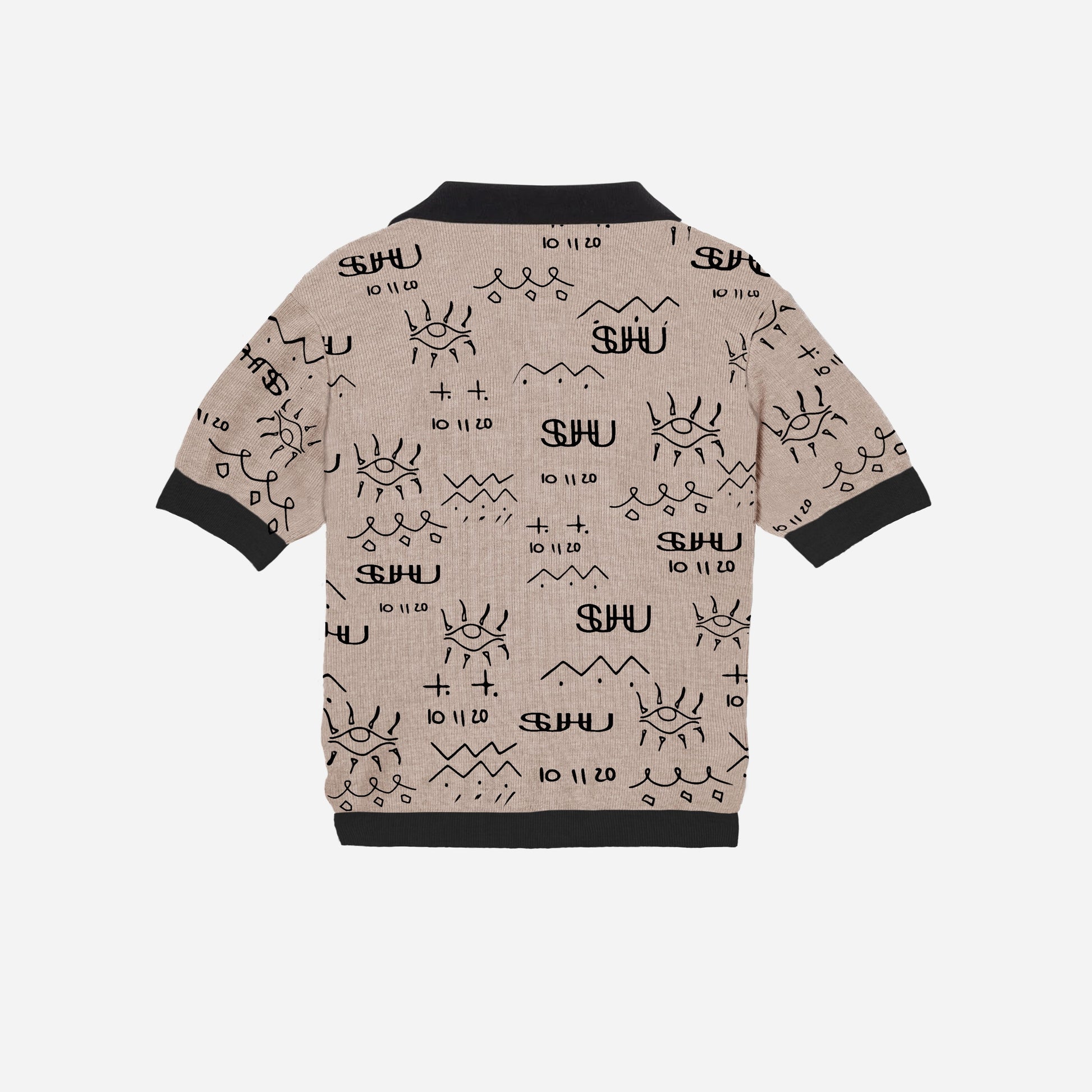 SUHU EYE KNITTED GOLFER, BACK