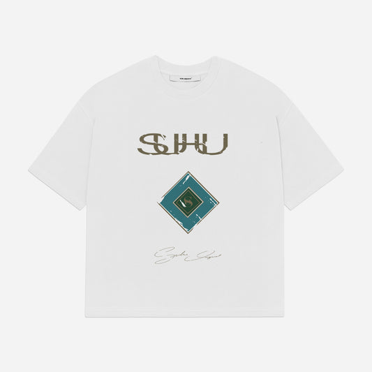 SUHU Diamond T-Shirt, White