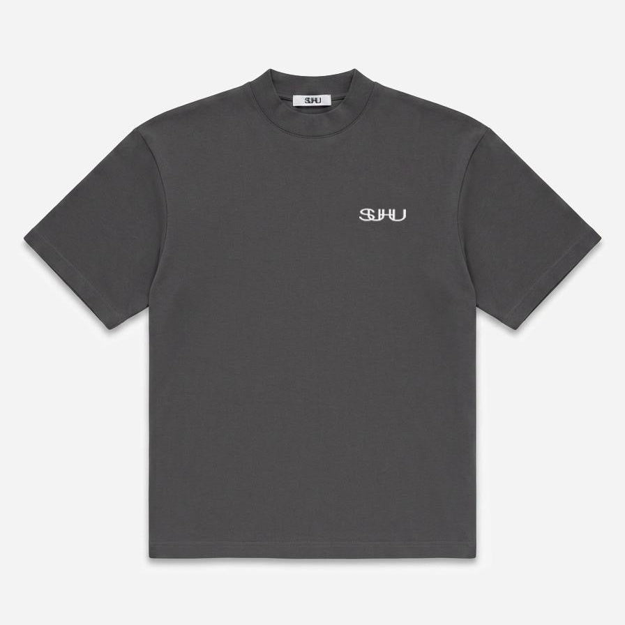 SUHU LOGO GREY T-SHIRT