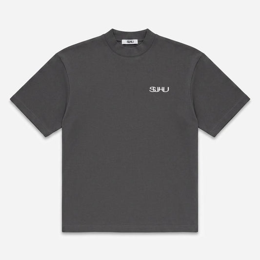 SUHU LOGO GREY T-SHIRT